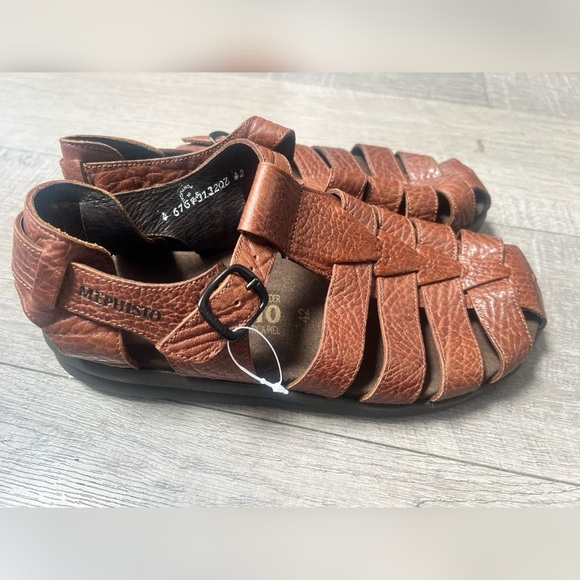 Mephisto Sam Fisherman Sandals Men’s Tan
Leather in DESERT NEW $319 Size 8 - Picture 2 of 7